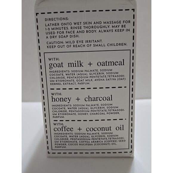 SAVON/Republic Gentleman’s Bar Soap Trio 10oz Goat Milk Coconut Oil Paraben Free - Picture 5 of 9